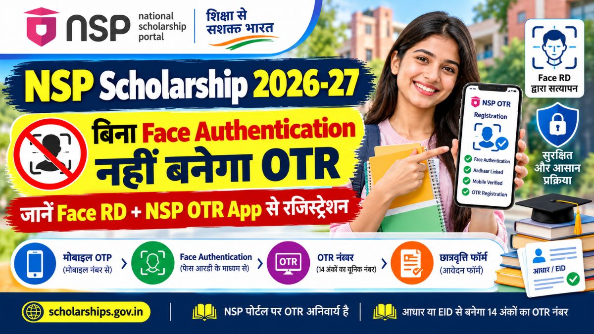 NSP Scholarship 2026-27 OTR Registration