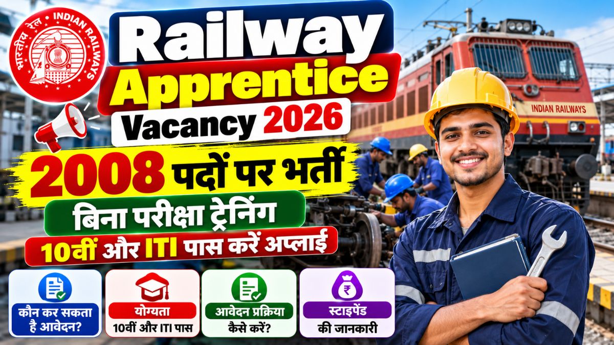 Railway Apprentice Vacancy 2026