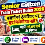 Senior Citizen Train Ticket Rules 2026
